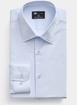 Stretch organic cotton shirt