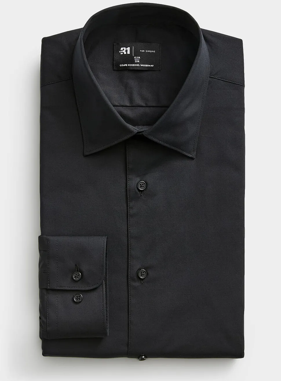 Stretch organic cotton shirt