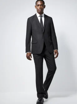 Stretch piqué suit