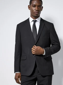 Stretch piqué suit