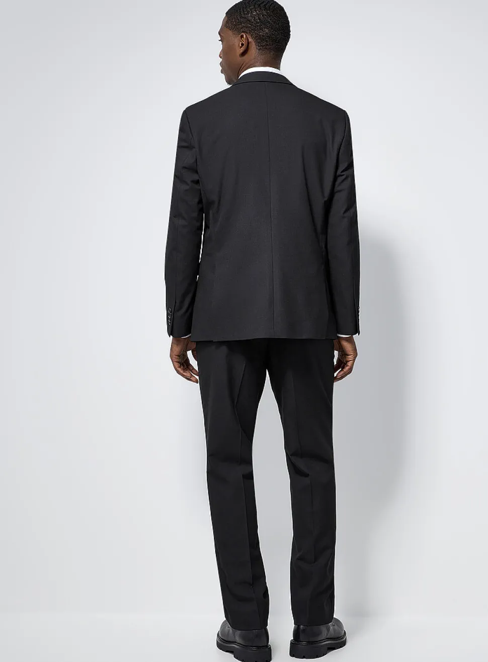 Stretch piqué suit