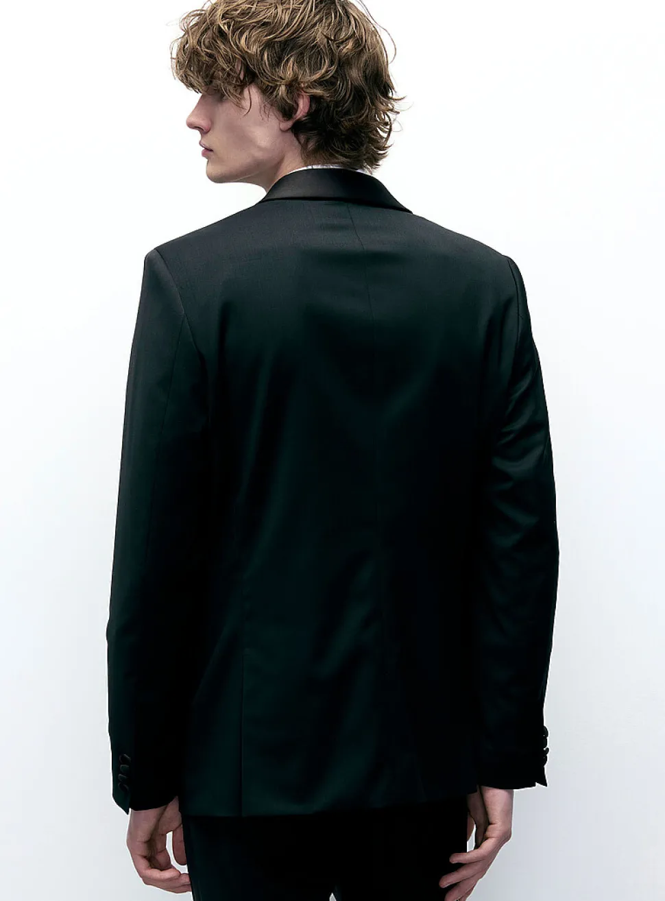 Stretch tuxedo jacket
