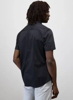 Stretch weave minimalist shirt