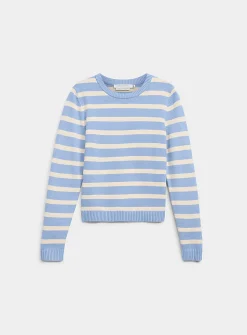 Striped soft sweater