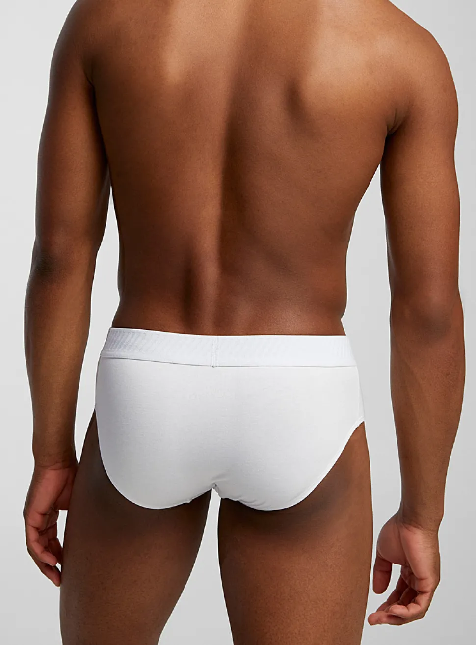 Striped-band brief