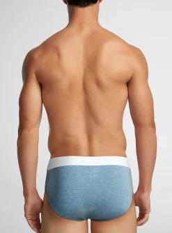Striped-band brief