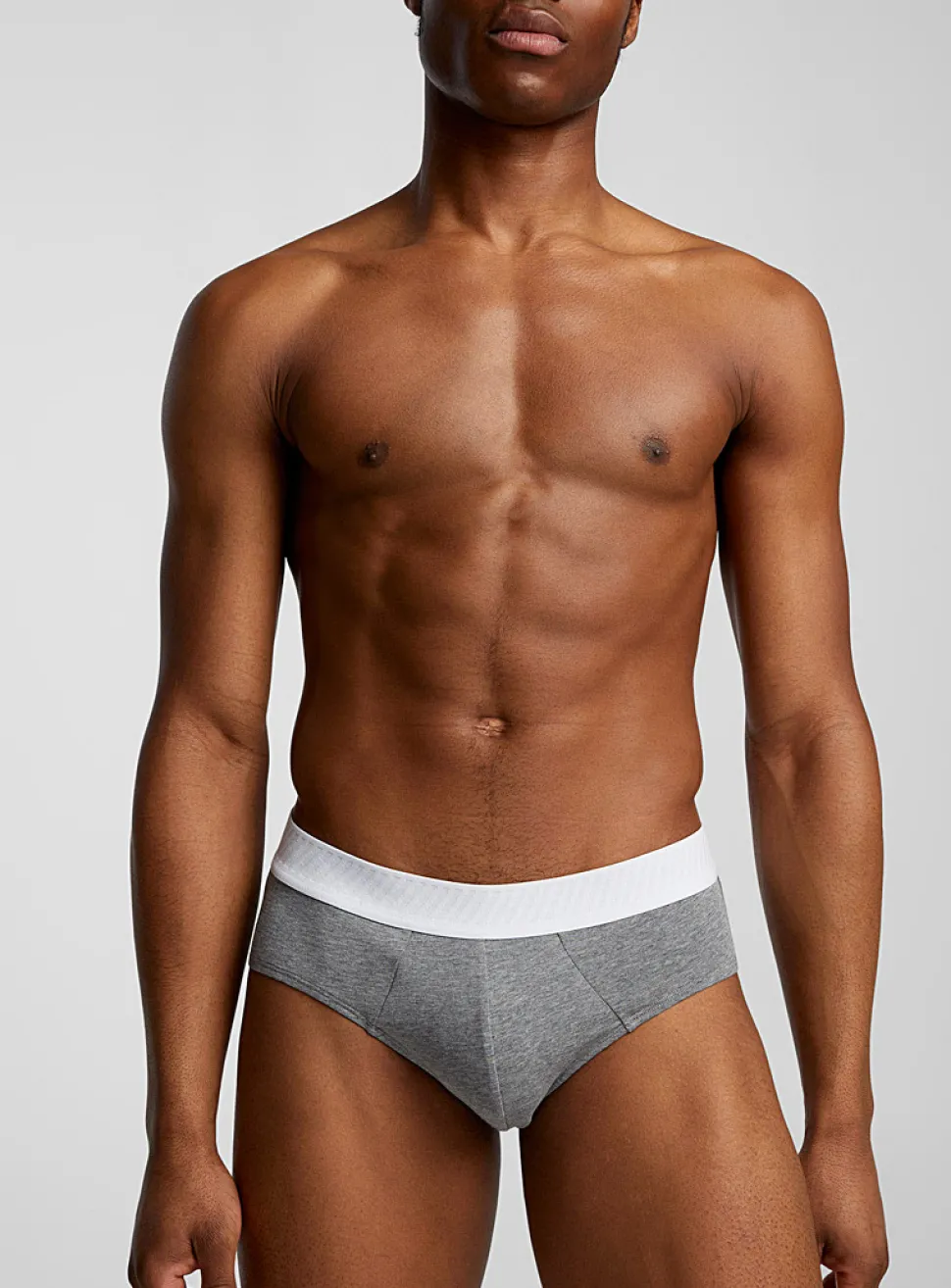 Striped-band brief