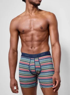 6" striped/solid micro-dotwork boxer briefs