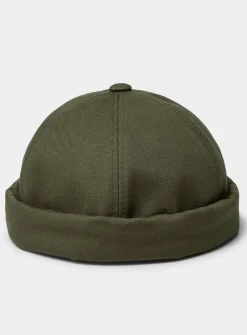 Structured twill Miki hat