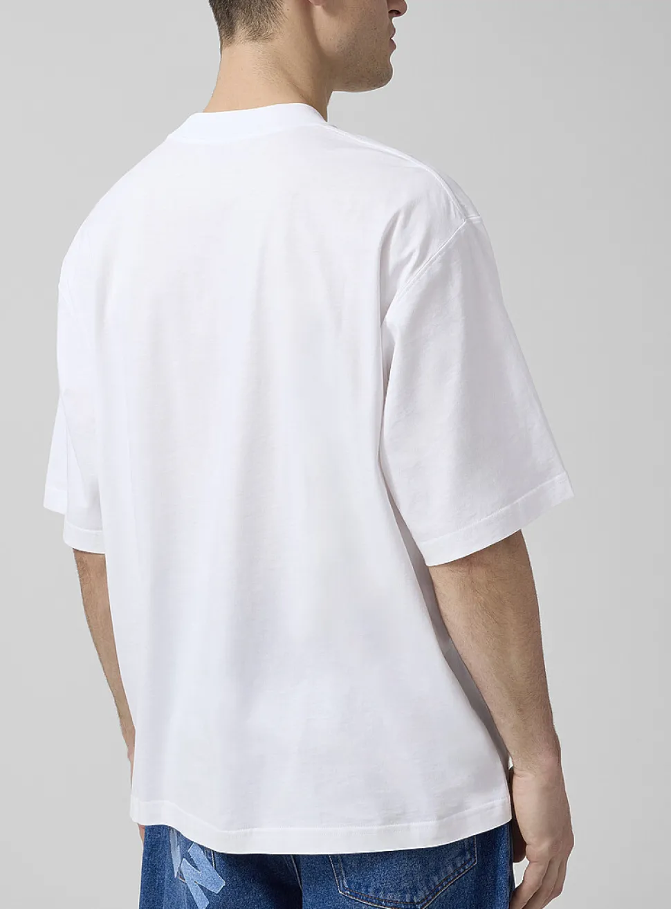 Stylized red logo T-shirt