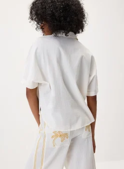 Summer embroidery shirt