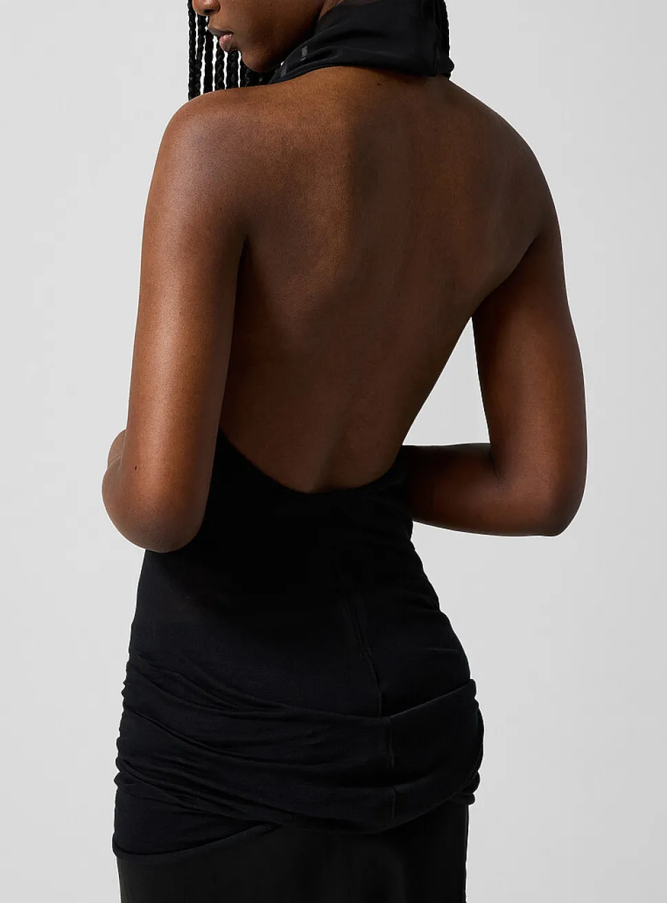 Sunburn draped halter-neckline top