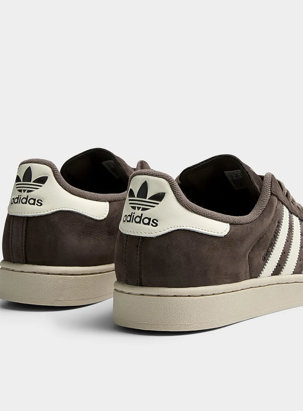 Superstar II coffee nubuck sneakers
