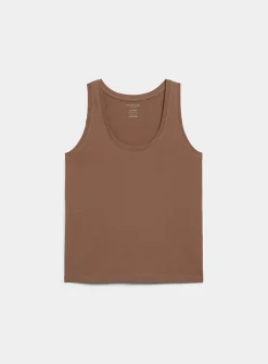 SUPIMA® cotton scoop-neck cami