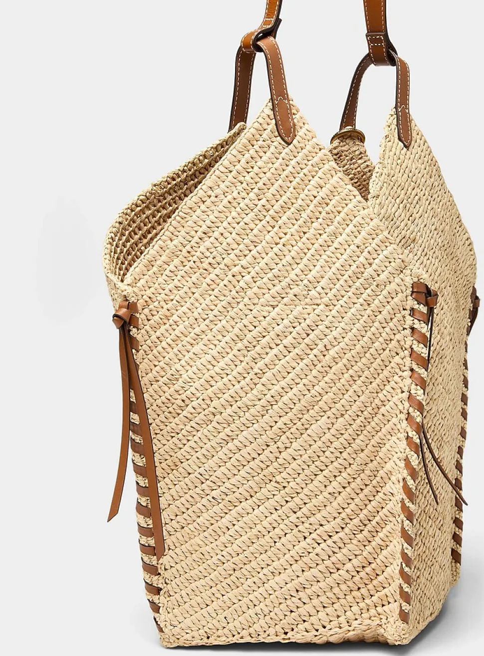 Tampa raffia tote bag
