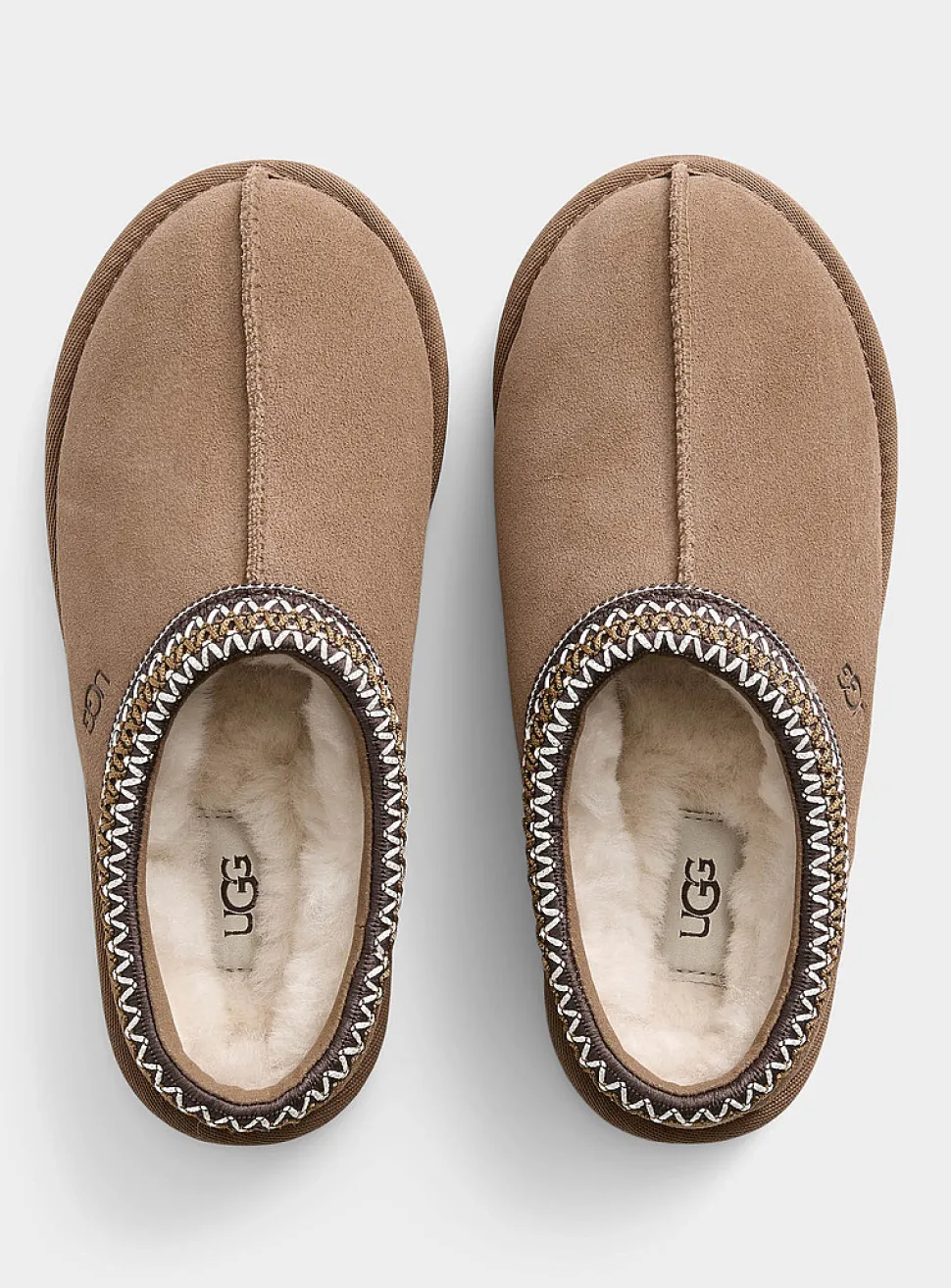 Tasman II chestnut mule slippers