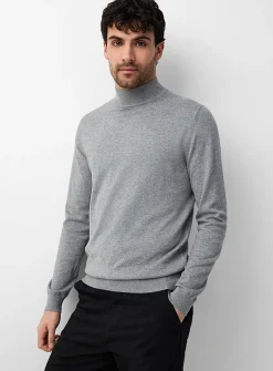 TENCEL™ modal and organic cotton mock-neck sweater