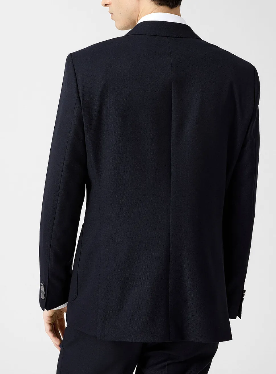 Textured double-breasted jacket