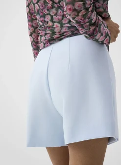 Thick crepe wrap skort