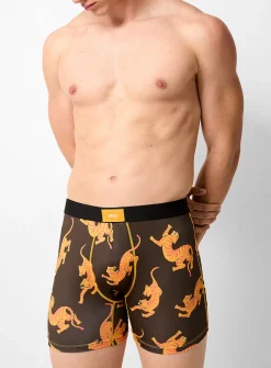 5" tiger boxer brief