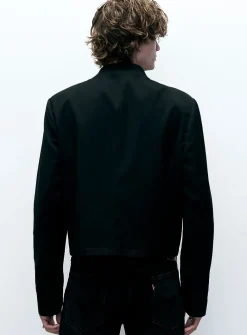 Toggle-style officer jacket