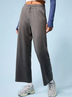 Toggle-waist ultra-soft wide-leg pant