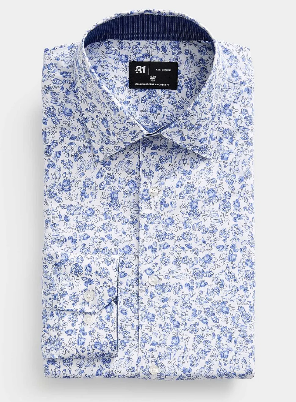 Toile de Jouy pattern shirt