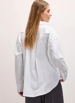 Touch of linen oversized shirt
