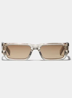 Translucent sleek sunglasses