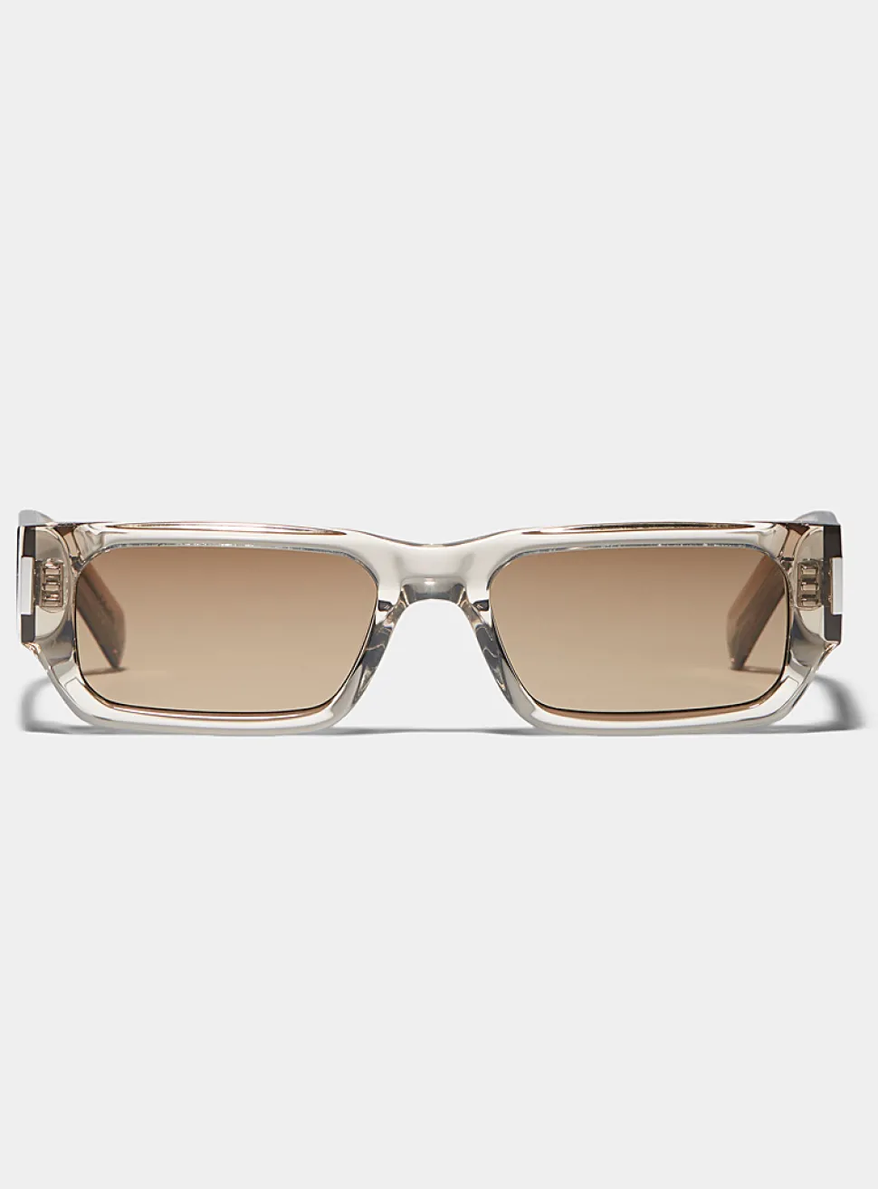Translucent sleek sunglasses