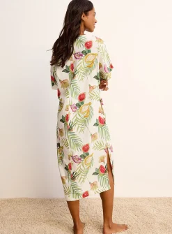 Tropical expression flowy nightgown