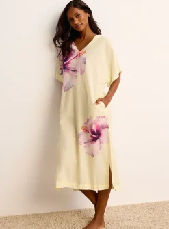 Tropical expression flowy nightgown
