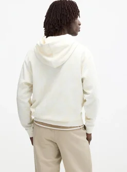 Tropical foliage jacquard hoodie