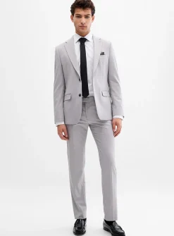 Twill minimalist suit