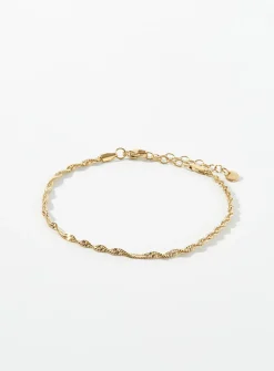 Twisted ankle chain