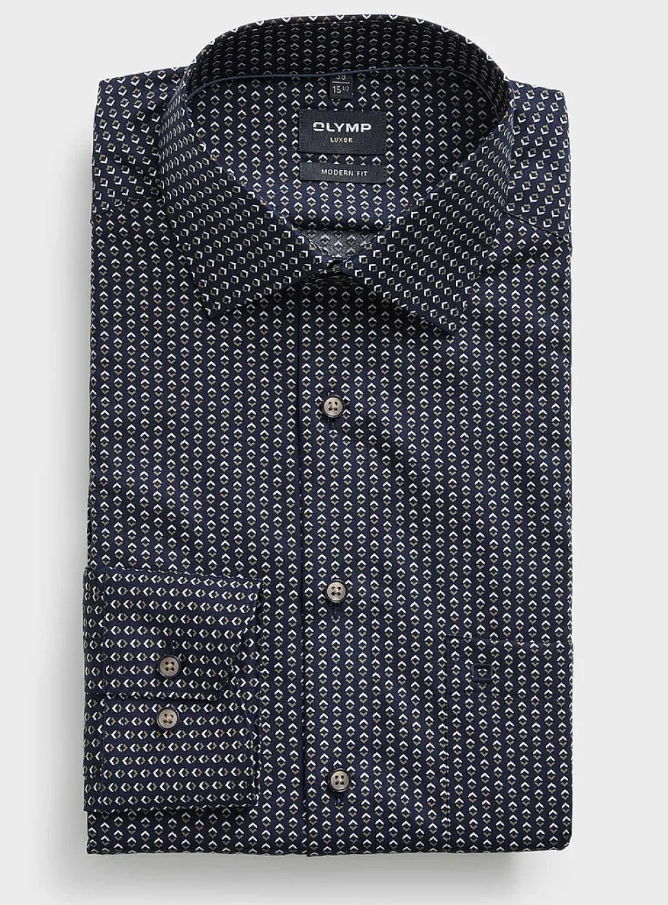 Two-tone diamond shirt