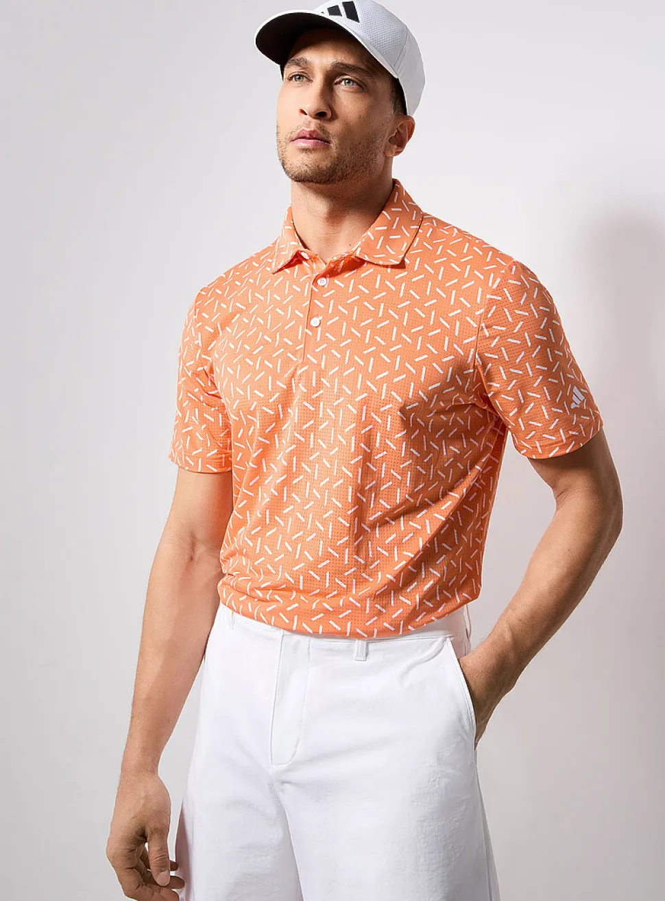 Ultimate365+ micro-perforated confetti golf polo