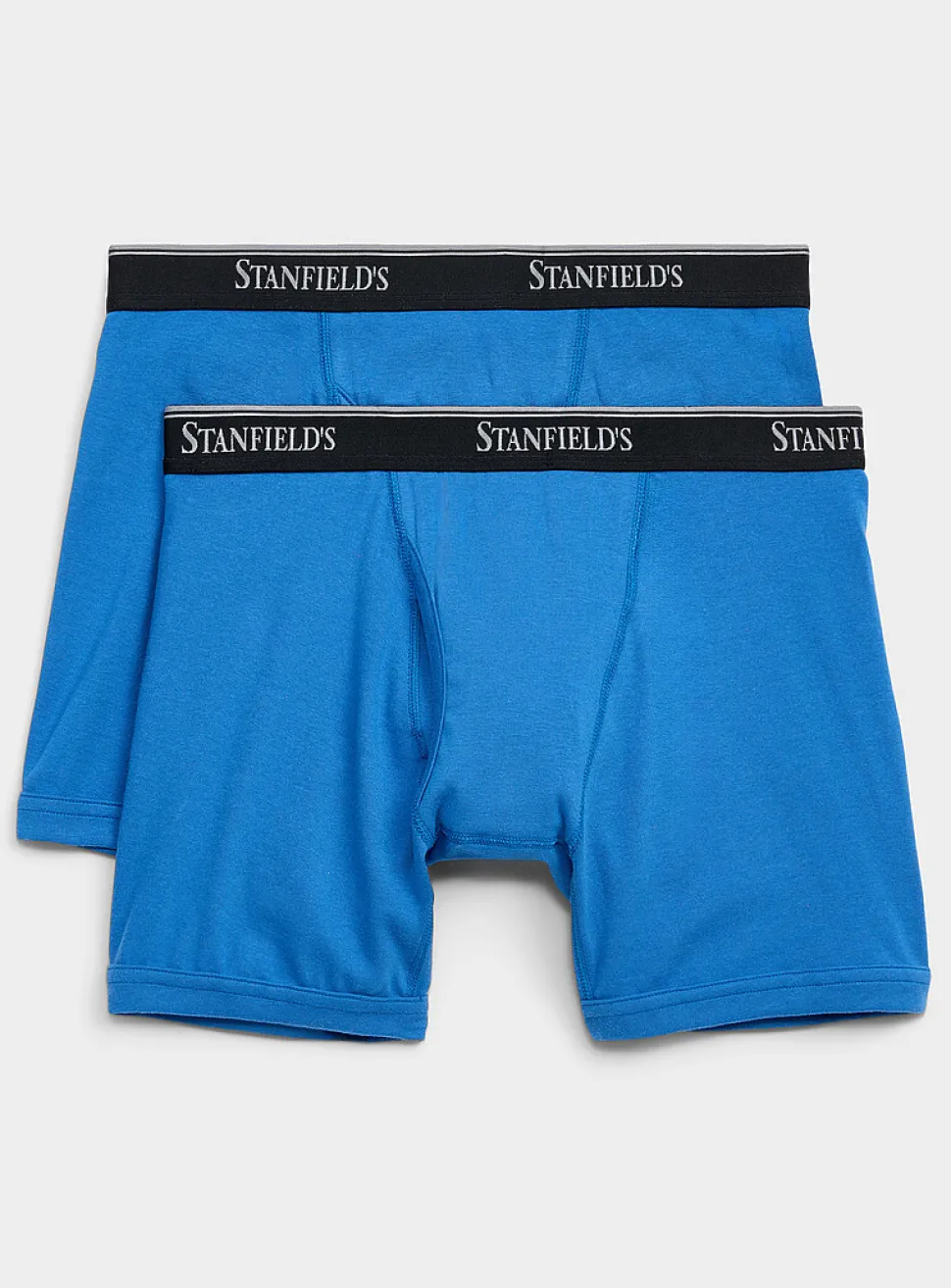 6" ultra-comfortable solid boxer briefs