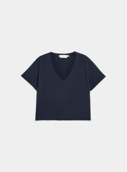 Ultra-soft cropped boxy tee