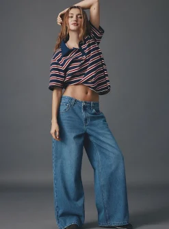 Ultra-wide-leg boyfriend jean