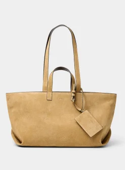 Vera sable suede tote bag