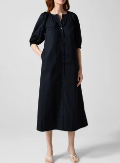Vincent puff-sleeve maxi dress