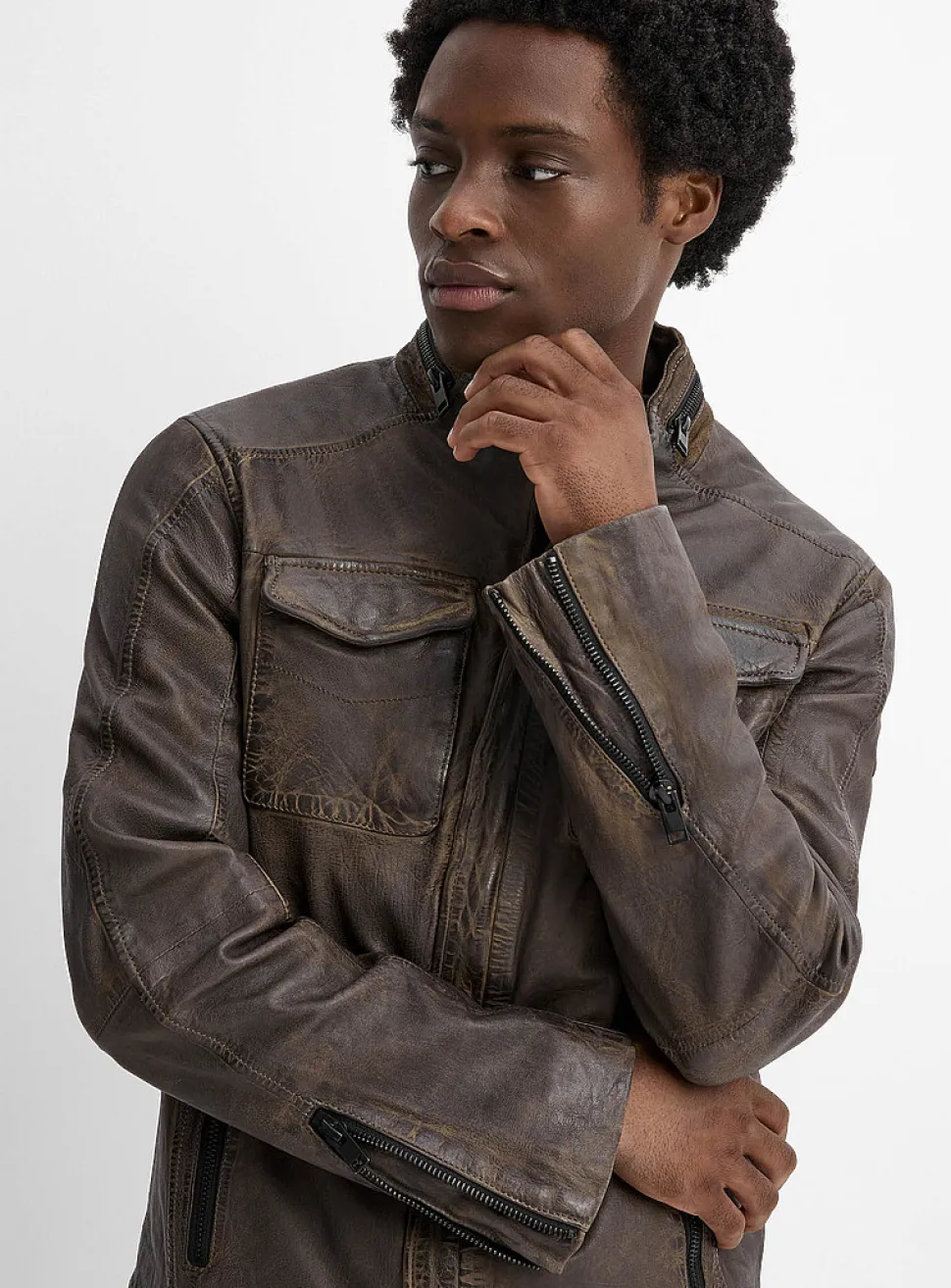 Vintage leather jacket