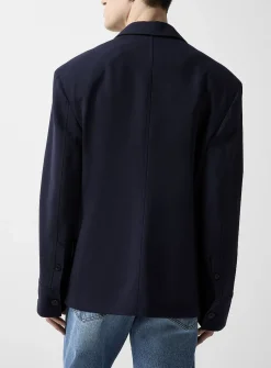 Virgin wool Canevas jacket