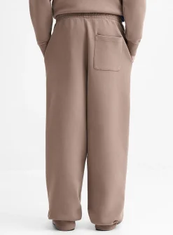 Washed double-knit jersey pant