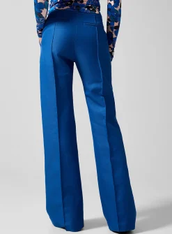 Wide-leg linen pant