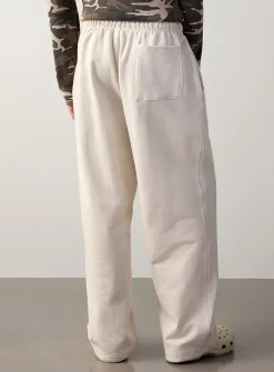 Wide-leg sweatpant