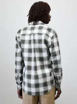 Window tile pattern shirt