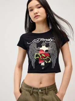 Winged heart mini T-shirt