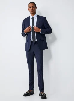 Wool blend stretch jacket